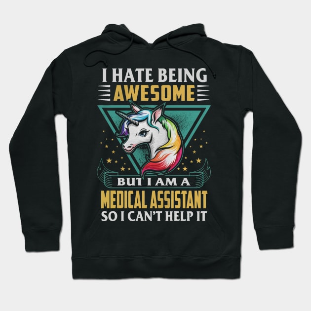 UNICORN MEDICAL ASSISTANT Hoodie by brandongan48